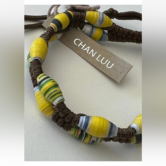 Chan Luu Jewelry - Chan Luu Ethical Fashion Recycled Paper Multi Beaded Boho Handcrafted Bracelet
